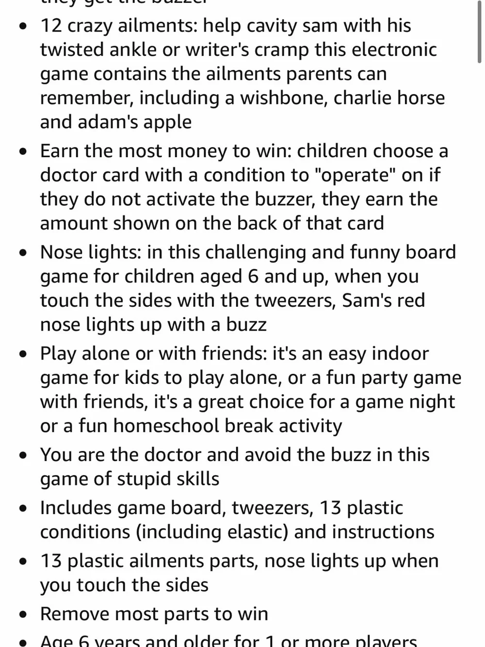 Hasbro Operation Game - Yellow, Blue & Red Artwork